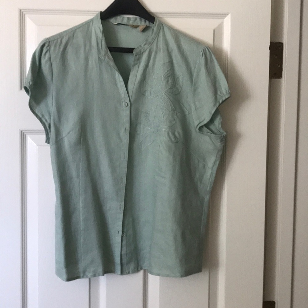Linen blouse size xl
